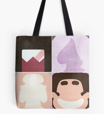 Minimalist Crystal Gems Tote Bag