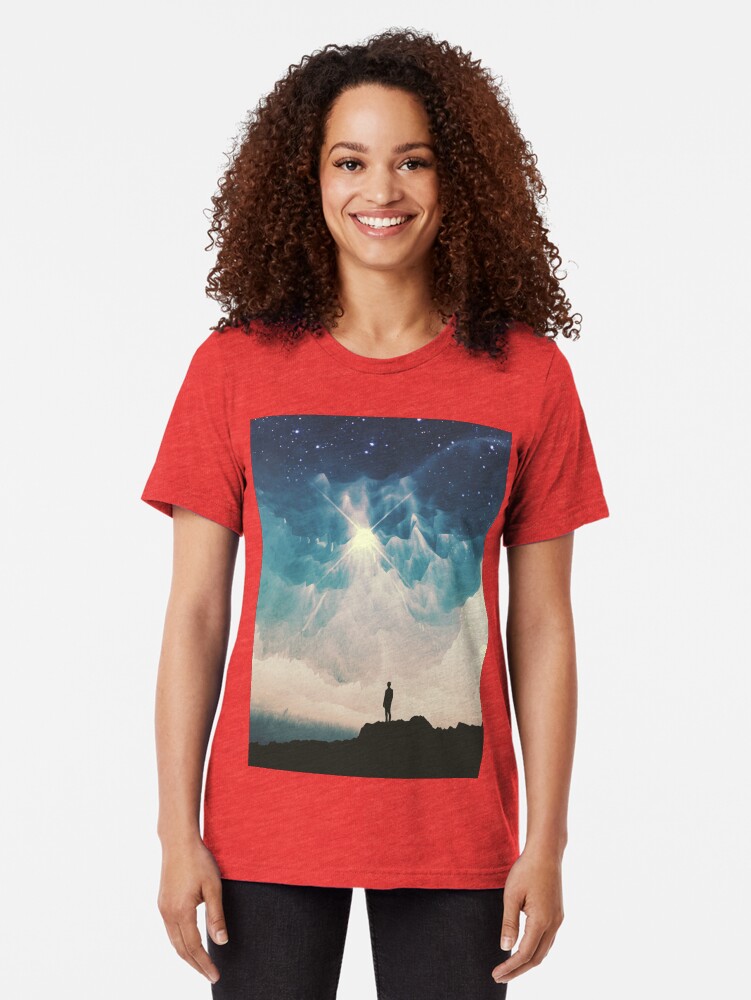 Alternate view of Stars Tri-blend T-Shirt