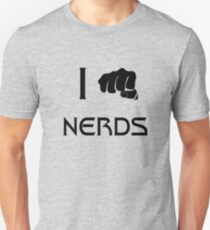 I Punch Nerds (blk) Unisex T-Shirt