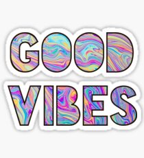 Swirly Good Vibes Sticker