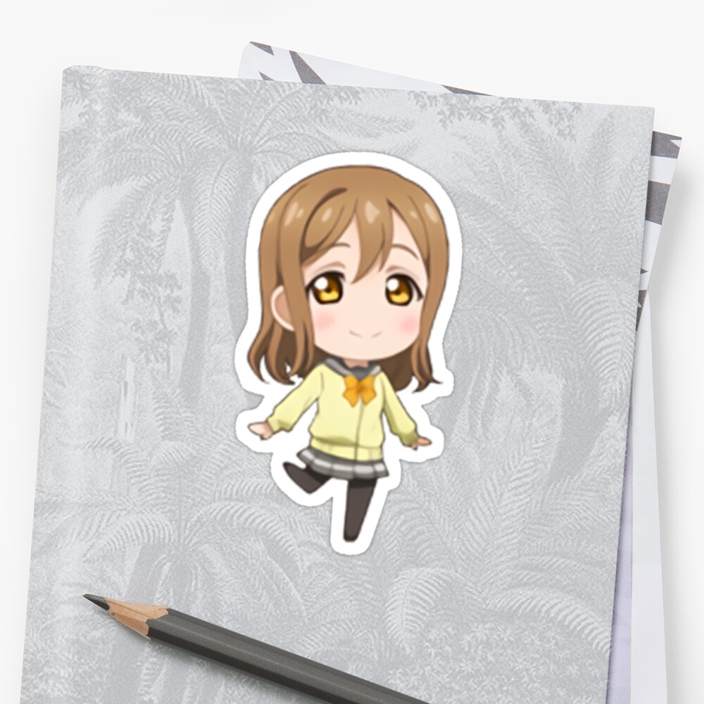 Kunikida Hanamaru Chibi Stickers By Flarethevulpix Redbubble