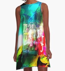 Abstract Raster 160 A-Line Dress