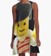 Retro Lego Minifigure A-Line Dress