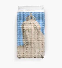 I'm Not Amused - Blue Duvet Cover
