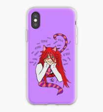 Grell Cheshire Cat - Black Butler Fan Art iPhone Case