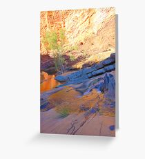 Hamersley Gorge HDR Greeting Card