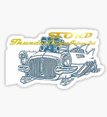 One word, ThunderCougarFalconBird! Sticker