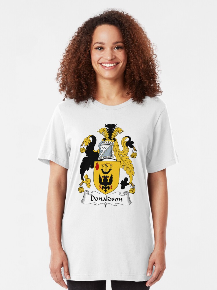 "Donaldson Coat of Arms / Donaldson Family Crest" Tshirt by