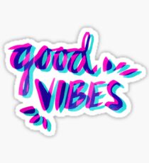 Good Vibes – Magenta & Cyan Sticker