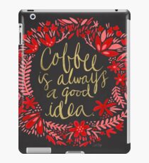 Vinilo o funda para iPad Café en carbón
