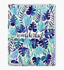Tropisches Wanderlust - Blau iPad-Hülle & Klebefolie