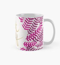 Behandle Yo Self - Gold & Pink Tasse (Standard)