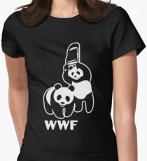 Camiseta entallada para mujer Panda - Panda de lucha