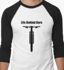 Life Behind Bars Mountain Bike Men's Baseball ¾ T-Shirt