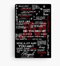 Jim Moriarty Quotes Print Canvas Print