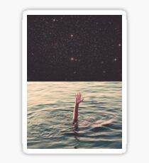 Drowned in space Sticker