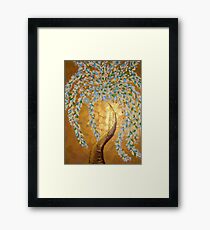 golden tree Framed Print