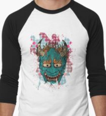 Japanese Demon Men's Baseball ¾ T-Shirt