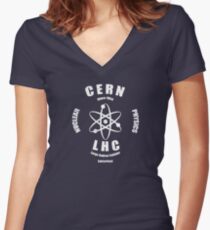 CERN Women's Fitted V-Neck T-Shirt