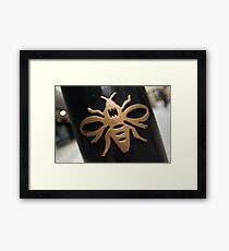 Manchester Worker Bee Framed Print