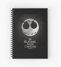 The Nightmare Before Christmas Design Spiral Notebook