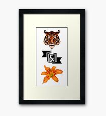 Tiger & Lily, Peter Pan themed- Simple Framed Print