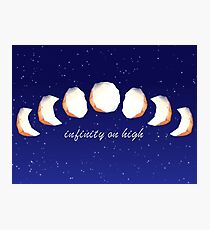Infinity Moon Phases Photographic Print
