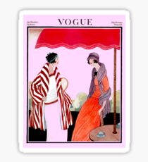 Vogue Vintage 1922 Magazine Advertising Print Sticker