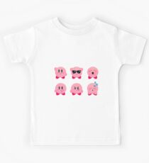 kirby emojis Kids Tee
