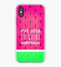 Drinking Watermelon iPhone Case