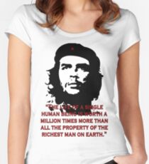 Che Guevara Quote Women's Fitted Scoop T-Shirt