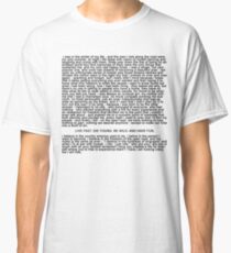 Ride Monologue Classic T-Shirt