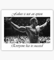 Arnold motivation Sticker