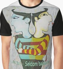 GEMINI 'Jim 'n I Seldom Balanced Graphic T-Shirt