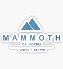 Mammoth Ski Resort California Sticker