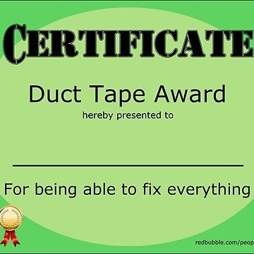 Duct Tape Award 2023 - Credly