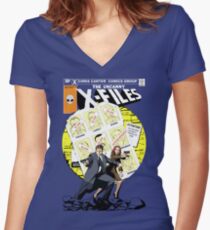 The Uncanny X-Files Women's Fitted V-Neck T-Shirt