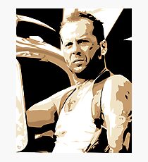 Bruce Willis Vector Illustration Photographic Print