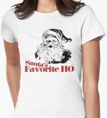 Santas Favorite HO Women's Fitted T-Shirt