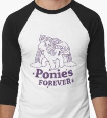 ponies forever! Men's Baseball ¾ T-Shirt