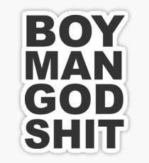 Boy Man Sticker