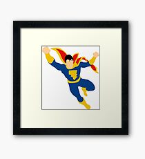 Captain Marvel Jr. Framed Print