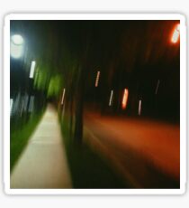 9:06, Walking at night Sticker