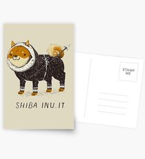 shiba inu-it Postcards