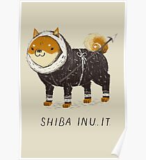 shiba inu-it Poster