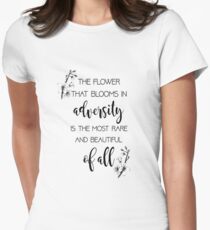 The Flower That Blooms- Mulan Women's Fitted T-Shirt