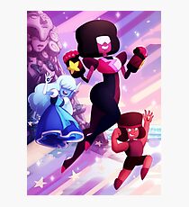 Garnet - Steven Universe Fanart, Sapphire, Ruby, Fusion Photographic Print