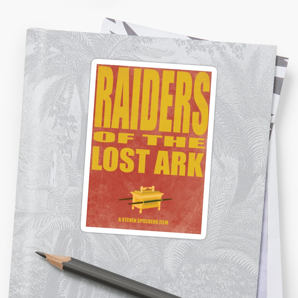 Raiders Of The Lost Ark Sticker By Kevweldon Redbubble 