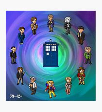 O'Clocktor Who Photographic Print
