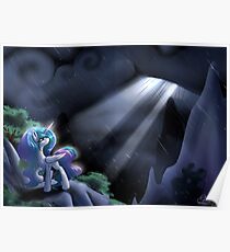Sunlight through the rain Poster